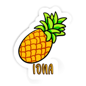 Sticker Iona Pineapple Image