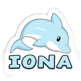 Sticker Iona Dolphin Image