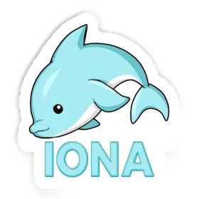 Sticker Iona Dolphin Image
