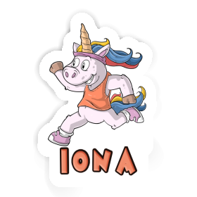 Jogger Sticker Iona Image