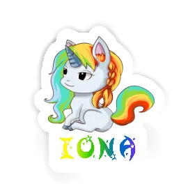 Sticker Unicorn Iona Image
