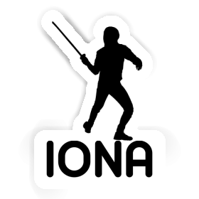 Sticker Iona Fencer Image