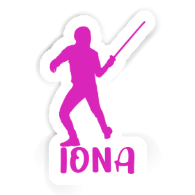 Sticker Iona Fencer Image