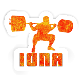 Sticker Iona Weightlifter Image