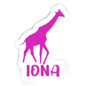 Iona Sticker Giraffe Image