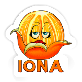 Sticker Orange Iona Image
