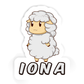 Sticker Iona Sheep Image