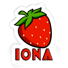 Iona Sticker Strawberry Image