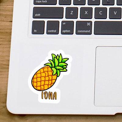 Iona Autocollant Ananas Laptop Image