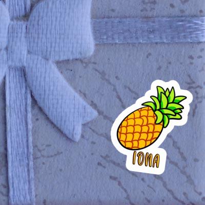 Sticker Iona Pineapple Notebook Sticker Iona Pineapple Gift package Image