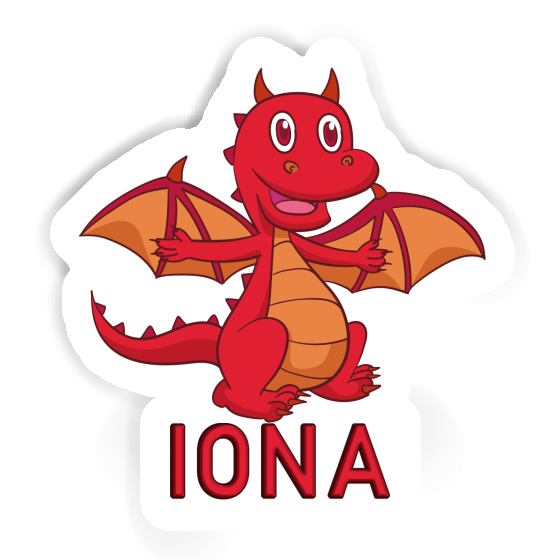 Iona Sticker Drache Notebook Iona Sticker Drache Gift package Image