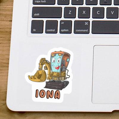 Iona Aufkleber Bagger Notebook Iona Aufkleber Bagger Gift package Image