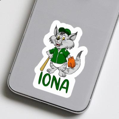 Autocollant Chat de baseball Iona Notebook Autocollant Chat de baseball Iona Gift package Image