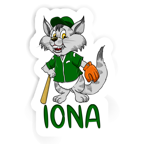 Autocollant Chat de baseball Iona Notebook Autocollant Chat de baseball Iona Notebook Image