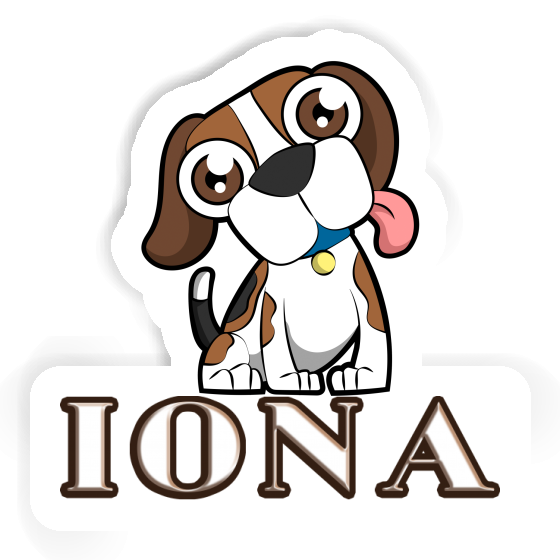 Beagle-Hund Aufkleber Iona Notebook Beagle-Hund Aufkleber Iona Gift package Image