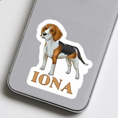 Aufkleber Beagle Hund Iona Image