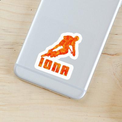 Sticker Biker Iona Laptop Image