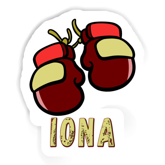 Iona Autocollant Gant de boxe Notebook Iona Autocollant Gant de boxe Gift package Image