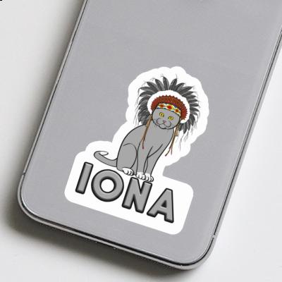 Iona Autocollant Chat Notebook Iona Autocollant Chat Notebook Image