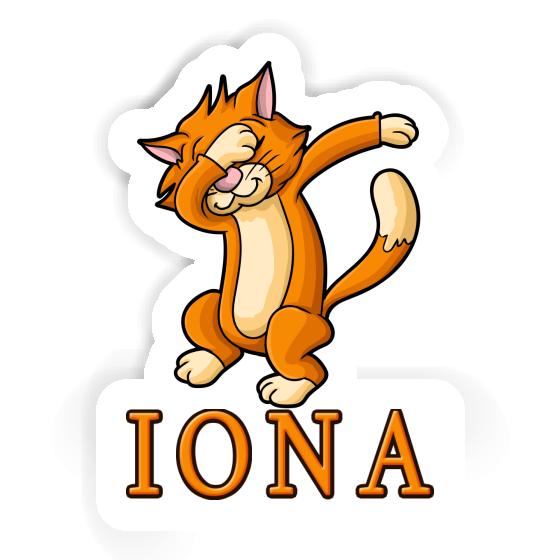 Chat Autocollant Iona Chat Autocollant Iona Image