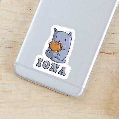 Iona Autocollant Chat Notebook Iona Autocollant Chat Gift package Image