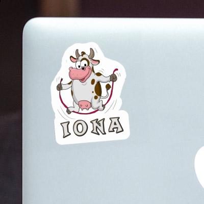 Skipping Ropes Cow Sticker Iona Skipping Ropes Cow Sticker Iona Image