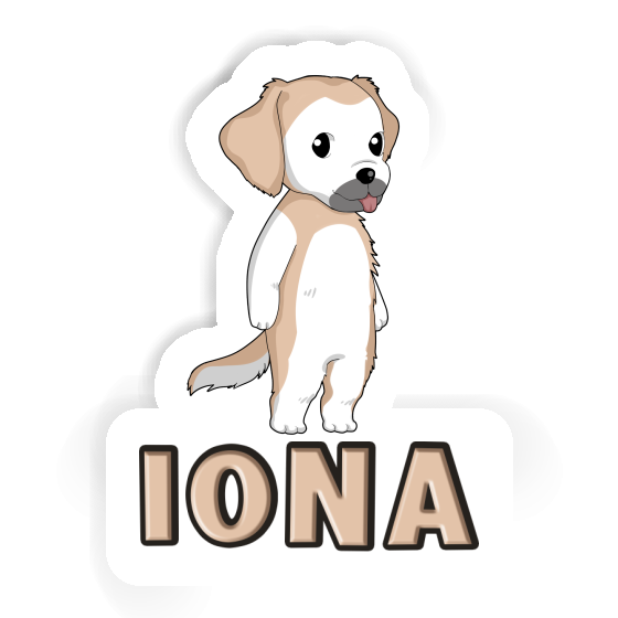 Sticker Golden Retriever Iona Notebook Sticker Golden Retriever Iona Notebook Image