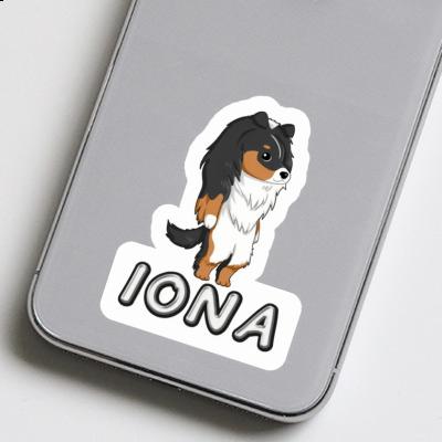 Sticker Iona Shetland Sheepdog Notebook Sticker Iona Shetland Sheepdog Gift package Image