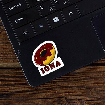 Iona Autocollant Beignet Notebook Iona Autocollant Beignet Gift package Image