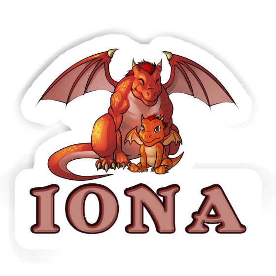 Sticker Drache Iona Notebook Sticker Drache Iona Gift package Image