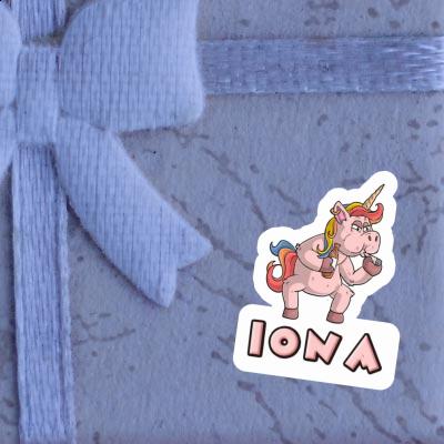 Iona Sticker Raucherin Notebook Image