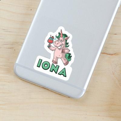 Sticker Iona Party-Einhorn Notebook Sticker Iona Party-Einhorn Notebook Image
