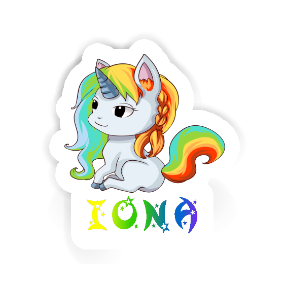 Sticker Unicorn Iona Gift package Image