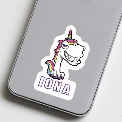 Iona Sticker Grinse-Einhorn Notebook Iona Sticker Grinse-Einhorn Gift package Image