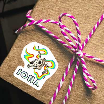 Autocollant Crâne de licorne Iona Notebook Autocollant Crâne de licorne Iona Notebook Image