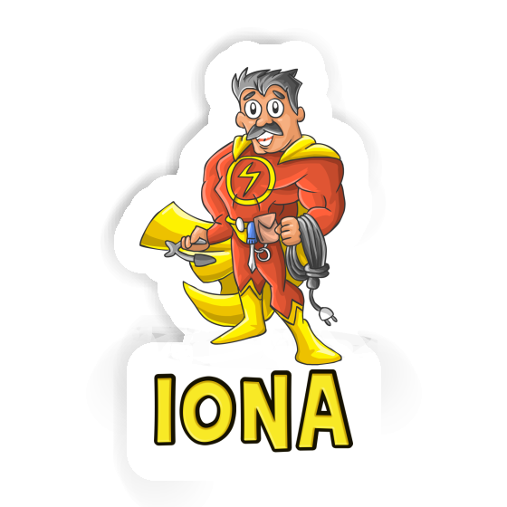 Autocollant Iona Électricien Notebook Autocollant Iona Électricien Gift package Image