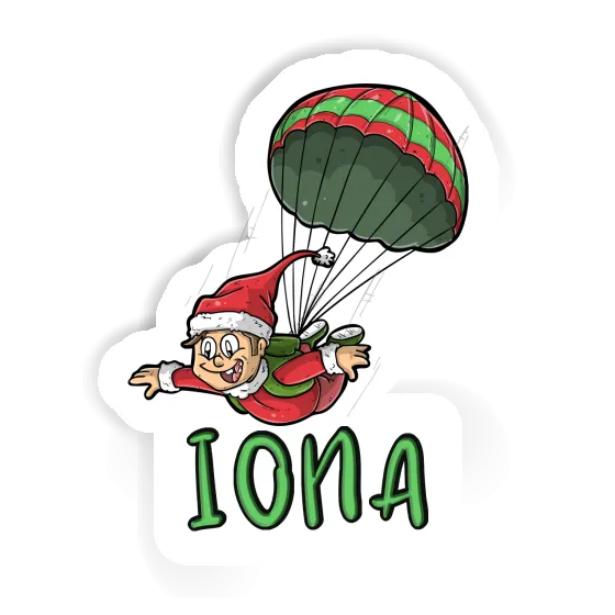 Iona Sticker Parachute Notebook Iona Sticker Parachute Gift package Image