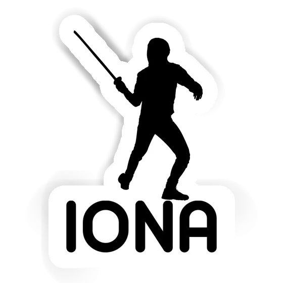 Sticker Iona Fencer Laptop Sticker Iona Fencer Laptop Image
