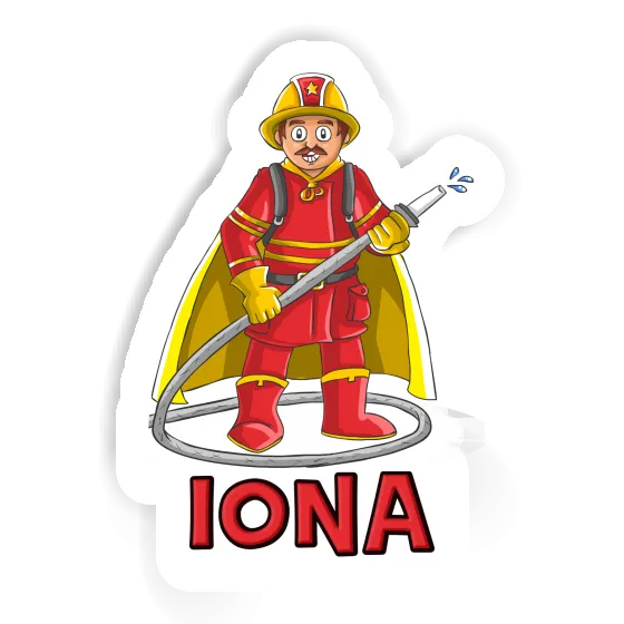 Autocollant Iona Pompier Notebook Autocollant Iona Pompier Gift package Image