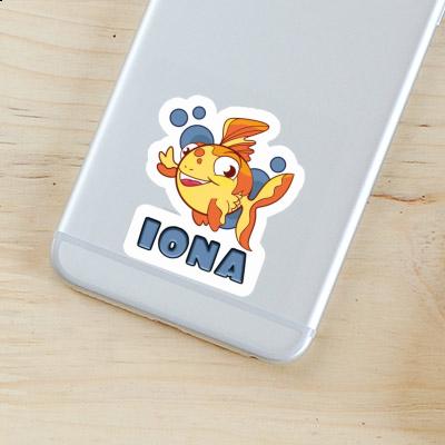 Iona Autocollant Poisson Notebook Iona Autocollant Poisson Gift package Image