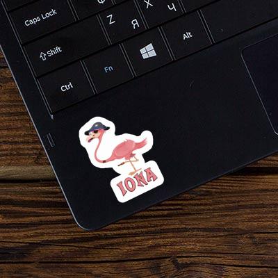 Sticker Flamingo Iona Laptop Sticker Flamingo Iona Laptop Image