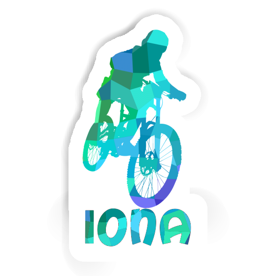 Sticker Iona Freeride Biker Laptop Image