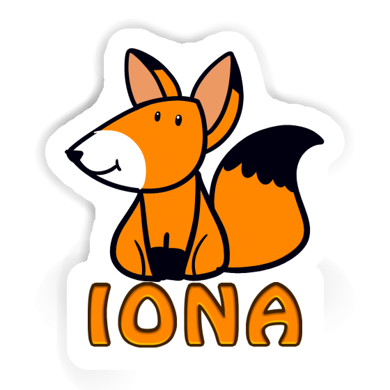 Renard Autocollant Iona Image