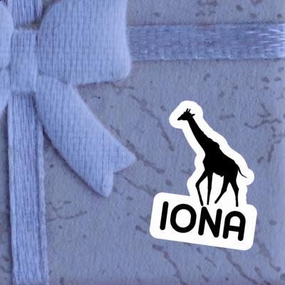 Giraffe Sticker Iona Notebook Giraffe Sticker Iona Gift package Image