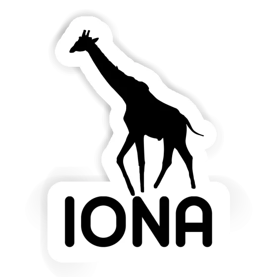 Giraffe Sticker Iona Notebook Giraffe Sticker Iona Notebook Image