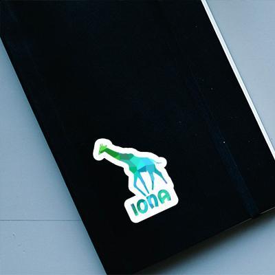 Sticker Iona Giraffe Laptop Sticker Iona Giraffe Laptop Image