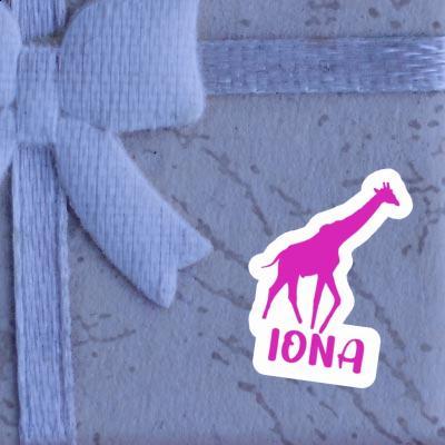 Iona Sticker Giraffe Notebook Iona Sticker Giraffe Notebook Image
