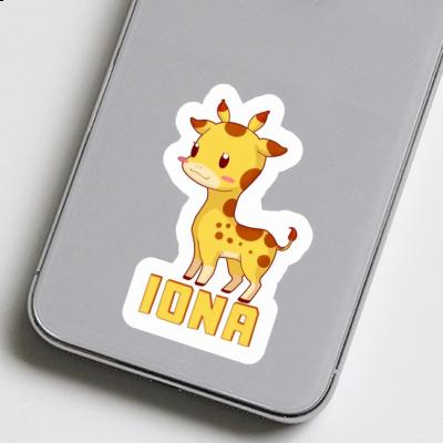 Iona Sticker Giraffe Gift package Image