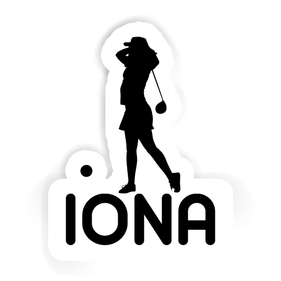 Iona Autocollant Golfeuse Gift package Image