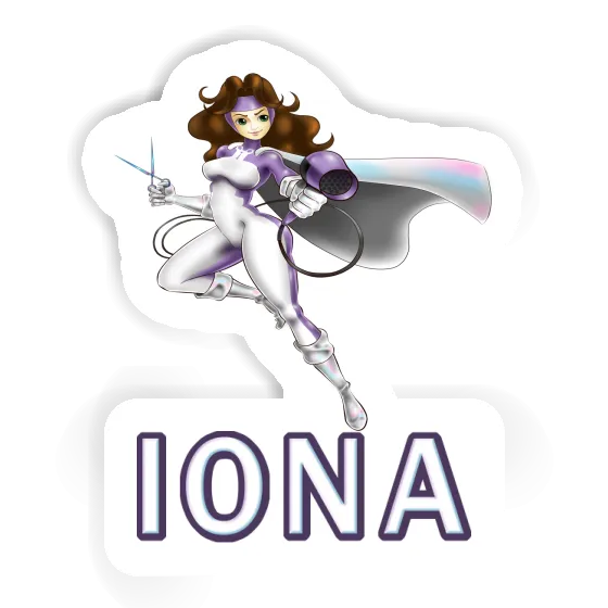 Autocollant Iona Coiffeuse Notebook Autocollant Iona Coiffeuse Gift package Image